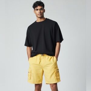 Daniel CREMIEUX swim shorts size Medium.  Excellent condition.  Yellow. Velcro